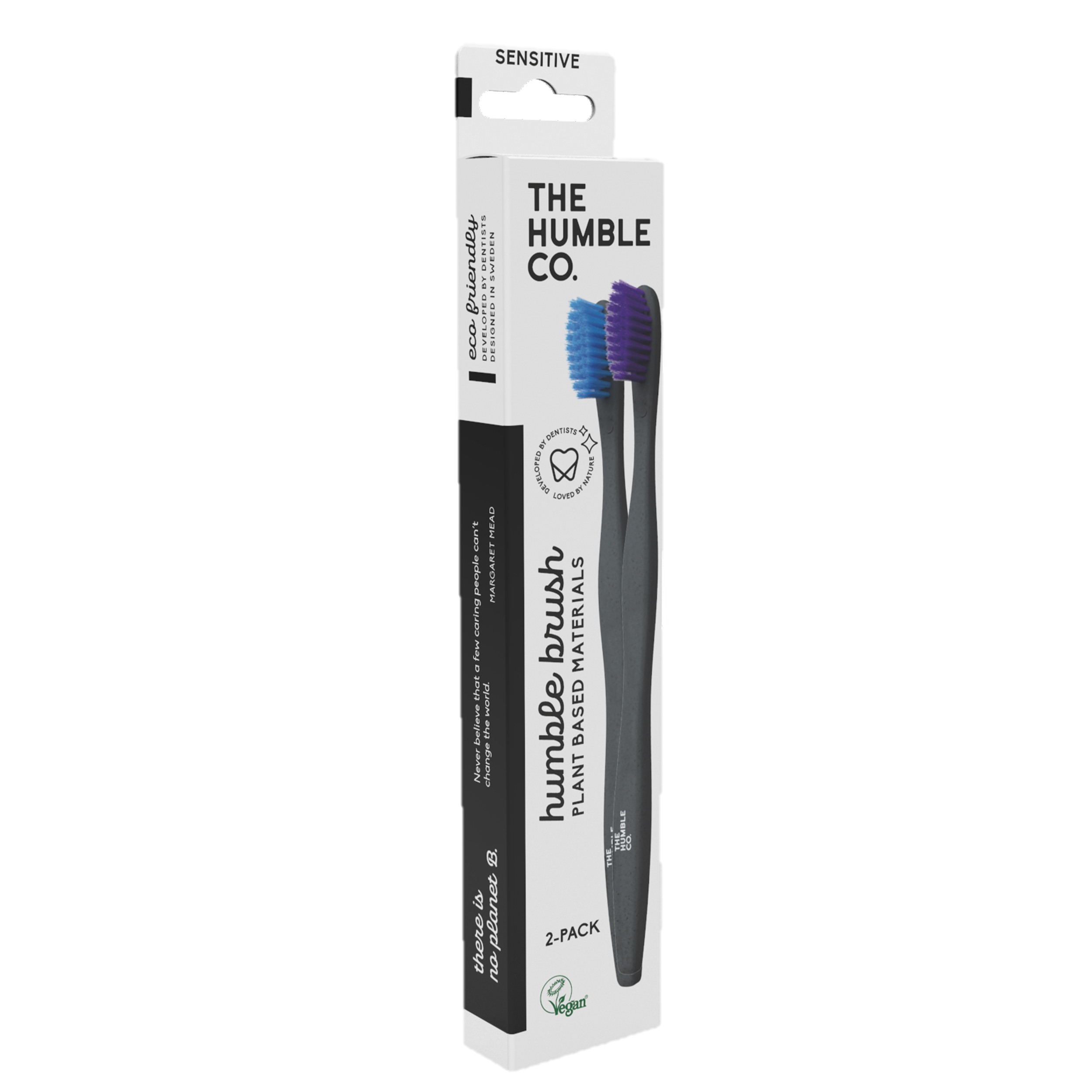 The Humble Co. Четки за зъби на растителна основа: Комплект от 2бр - Sensitive