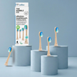 The Humble Co. Бамбукови глави с Reminder влакна за електрическа четка Philips Sonicare 4бр. - Мека 