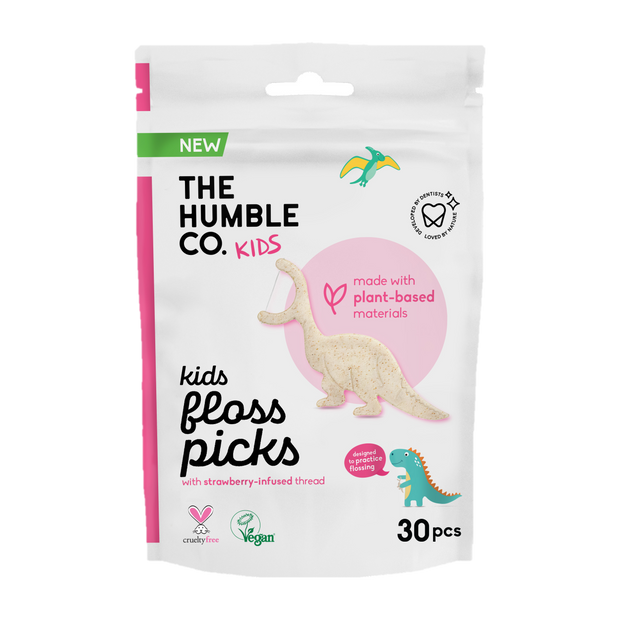 The Humble Co. Лъкчета за зъби за деца 30бр - Ягода