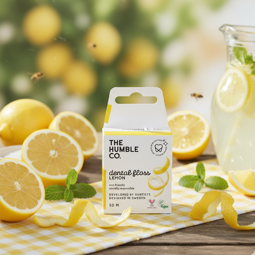 The Humble Co. Конец за зъби 50м - Лимон