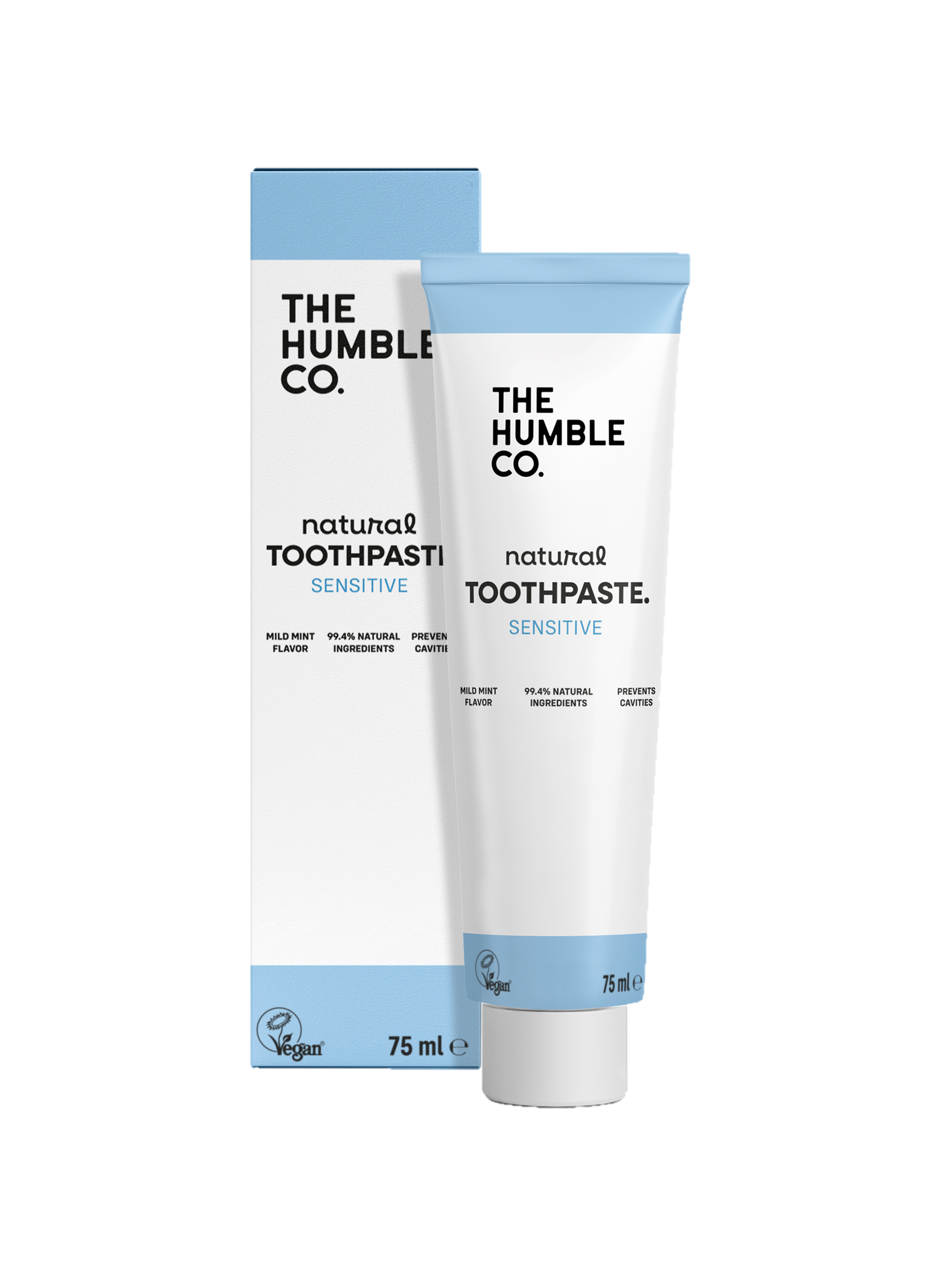 The Humble Co. Натурална Паста за Чувствителни зъби 75ml - Мента