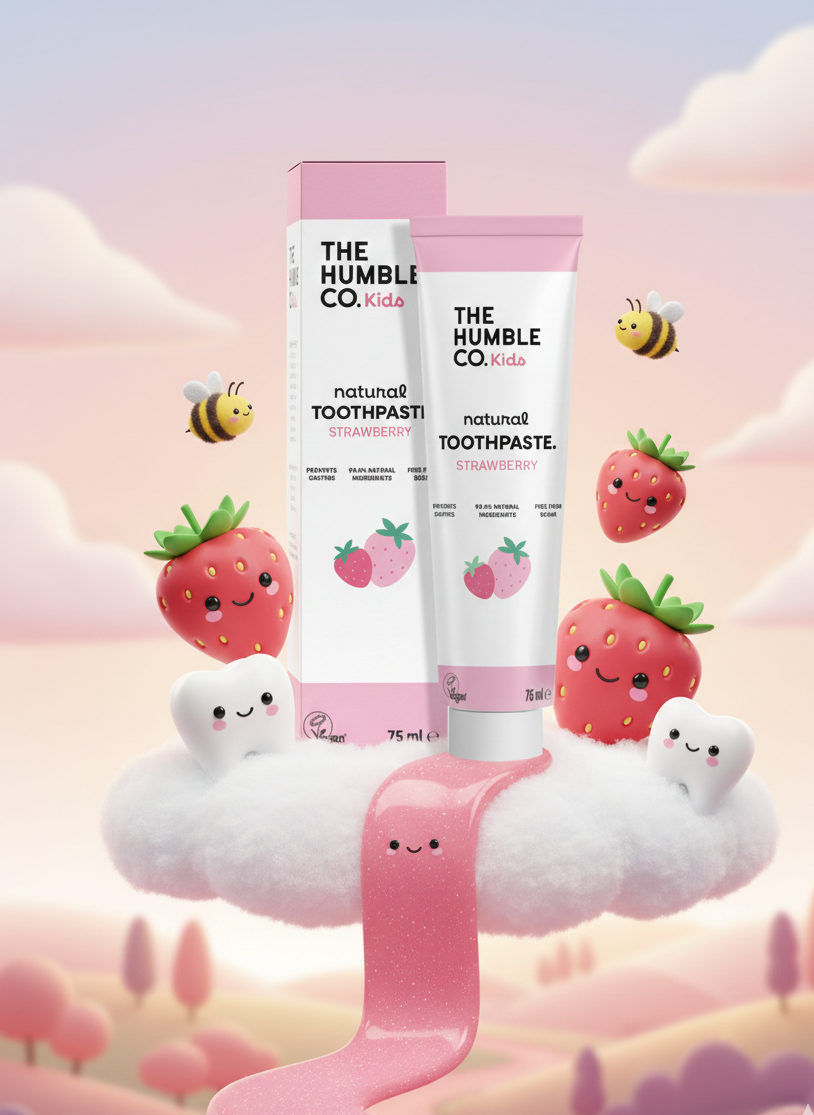 The Humble Co. Детска Натурална Паста за зъби 75ml - Ягода