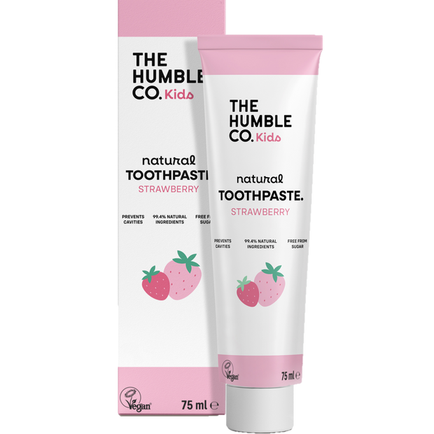 The Humble Co. Детска Натурална Паста за зъби 75ml - Ягода 