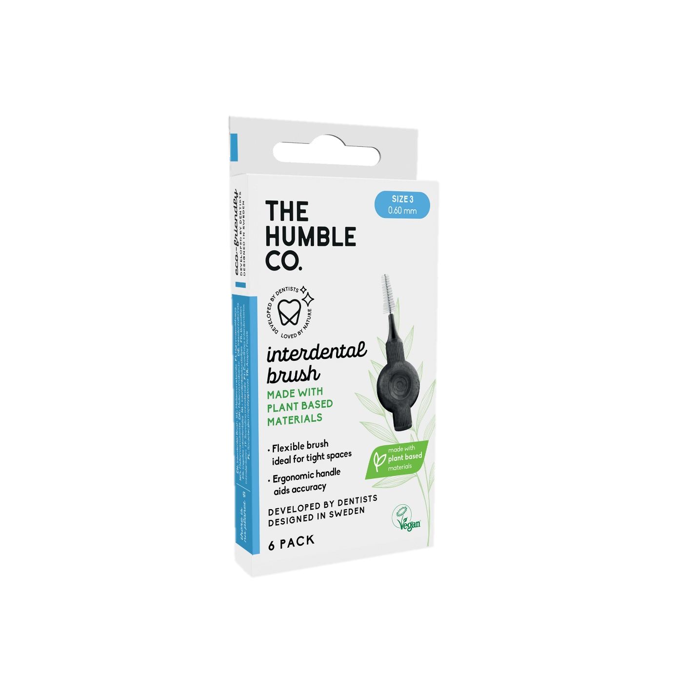 The Humble Co. Интердентални четки на растителна основа за зъби 6бр.