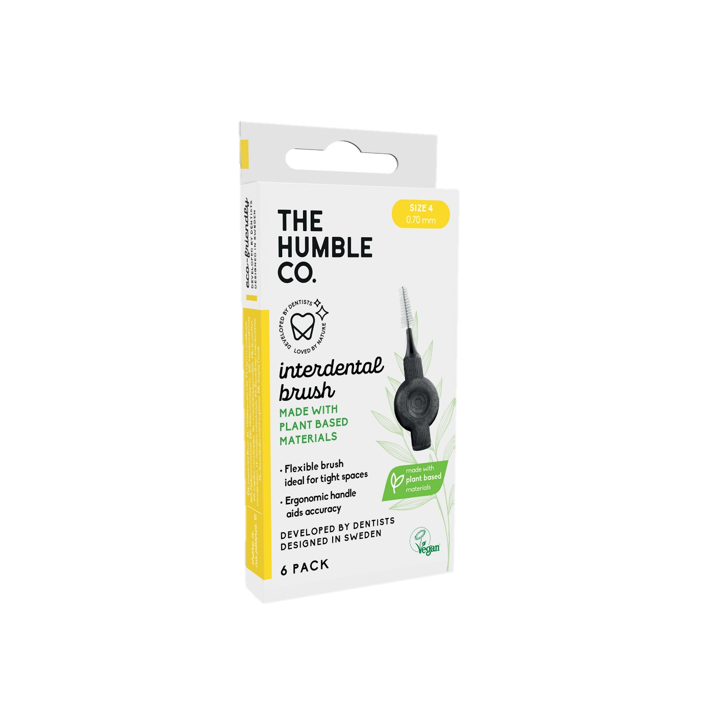 The Humble Co. Интердентални четки на растителна основа за зъби 6бр.