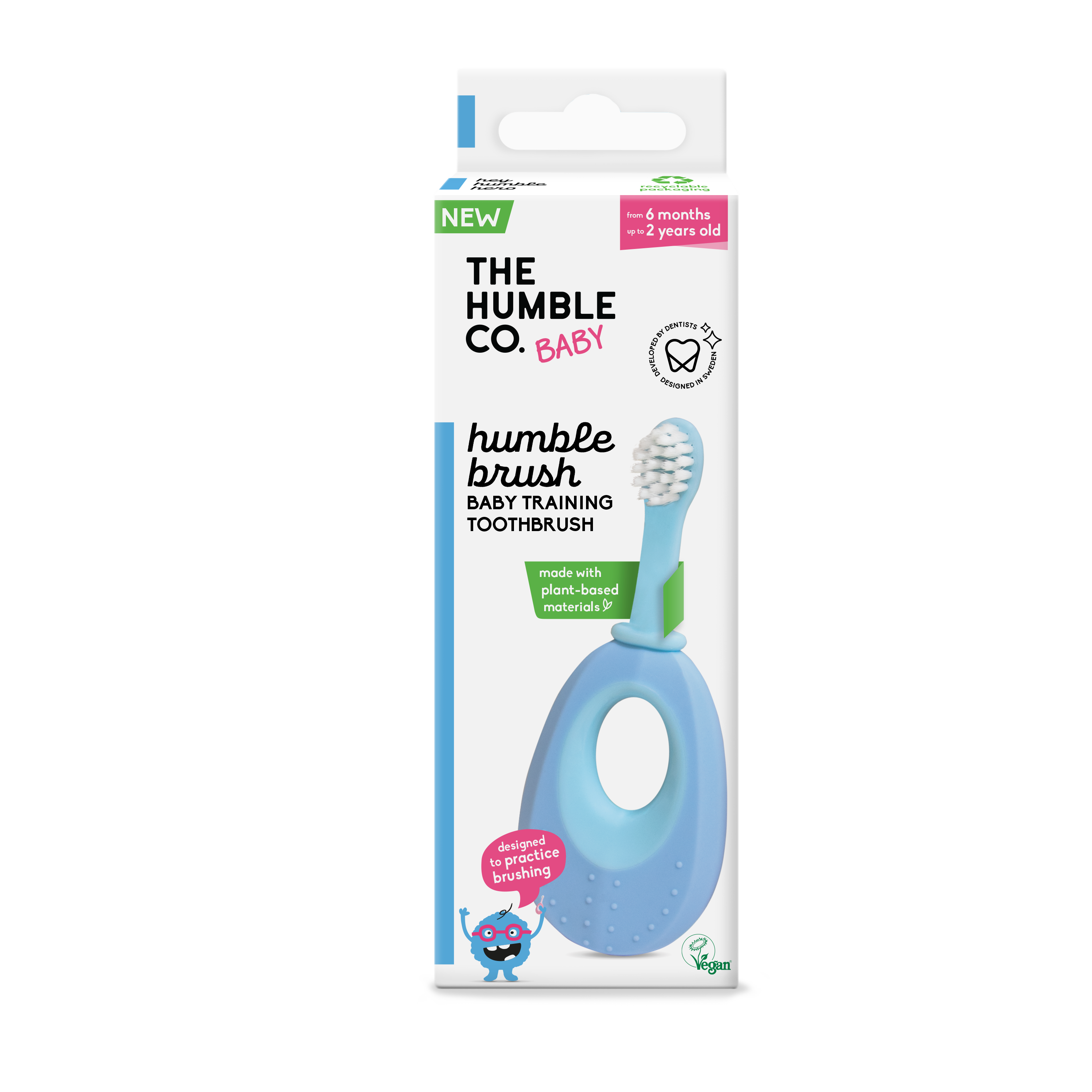 The Humble Co. BABY Бебешка четка ултра софт на растителна основа