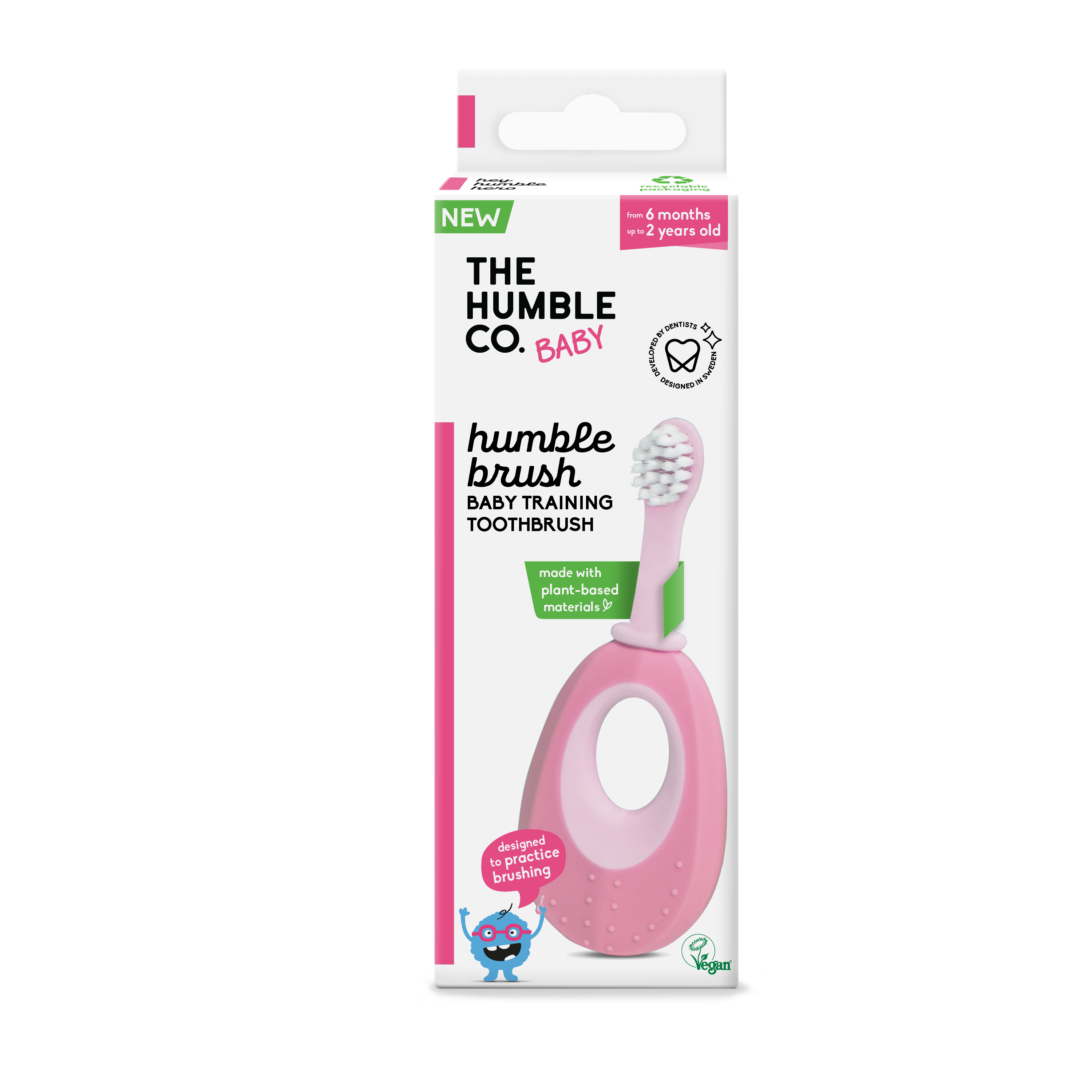 The Humble Co. BABY Бебешка четка ултра софт на растителна основа