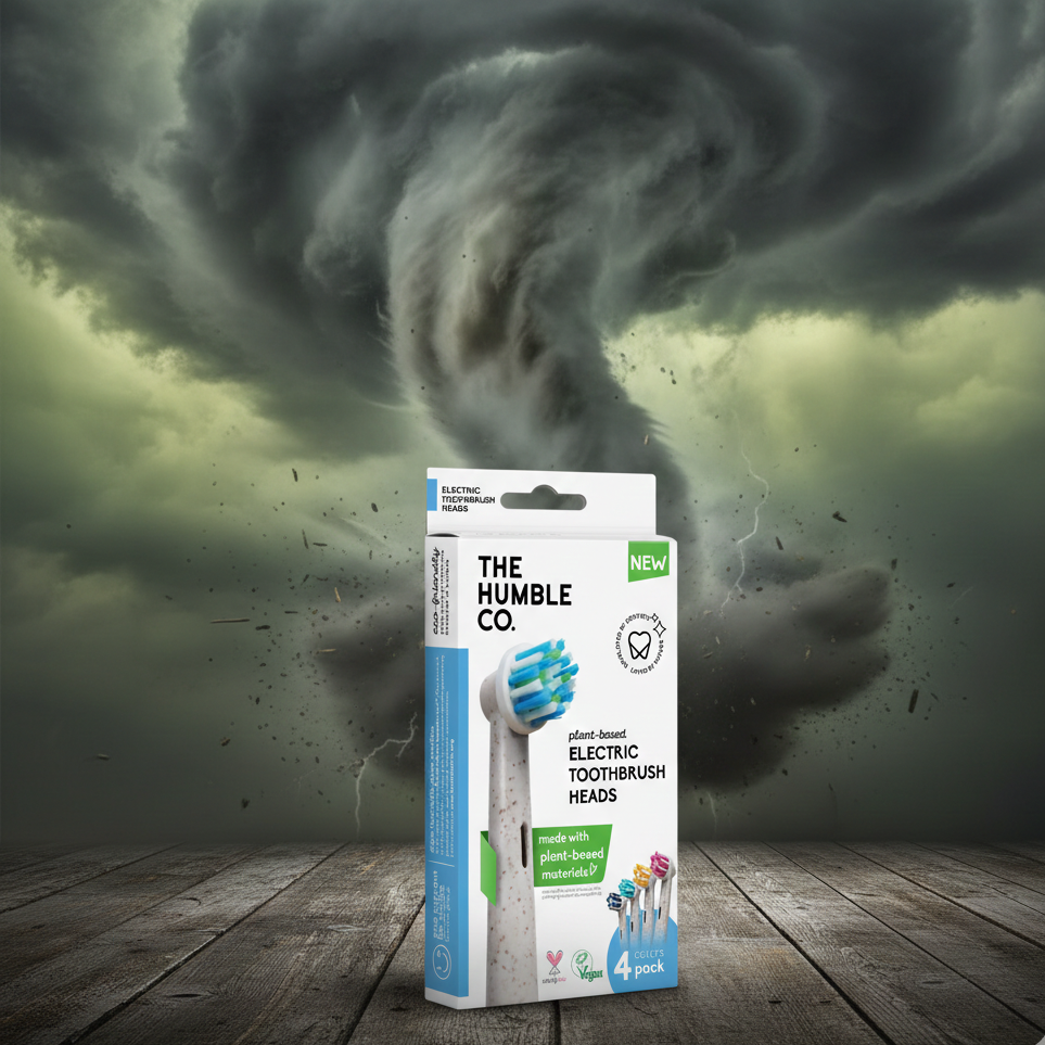The Humble Co. Бамбукови глави за електрическа четка Oral-B 4бр - Soft