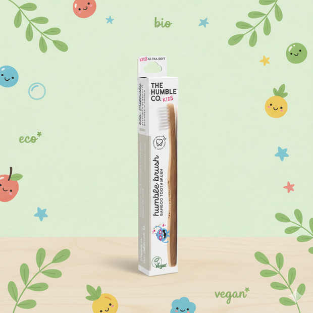 The Humble Co. KIDS Детска Бамбукова четка - Sensitive 