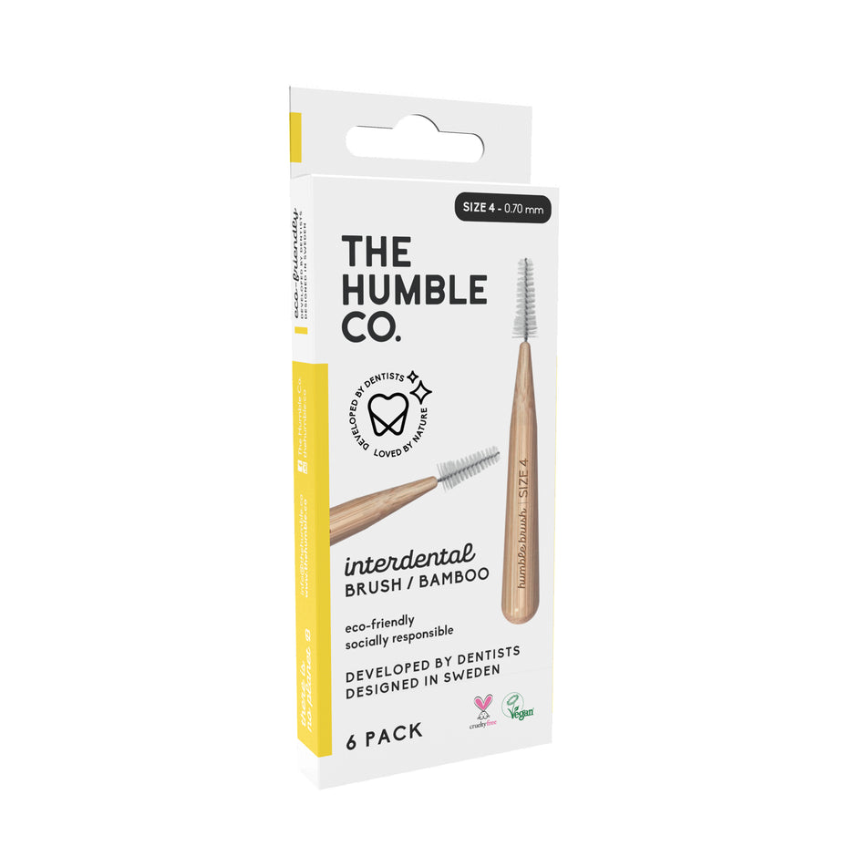 The Humble Co. Бамбукови Интердентални четки за зъби 6бр. 