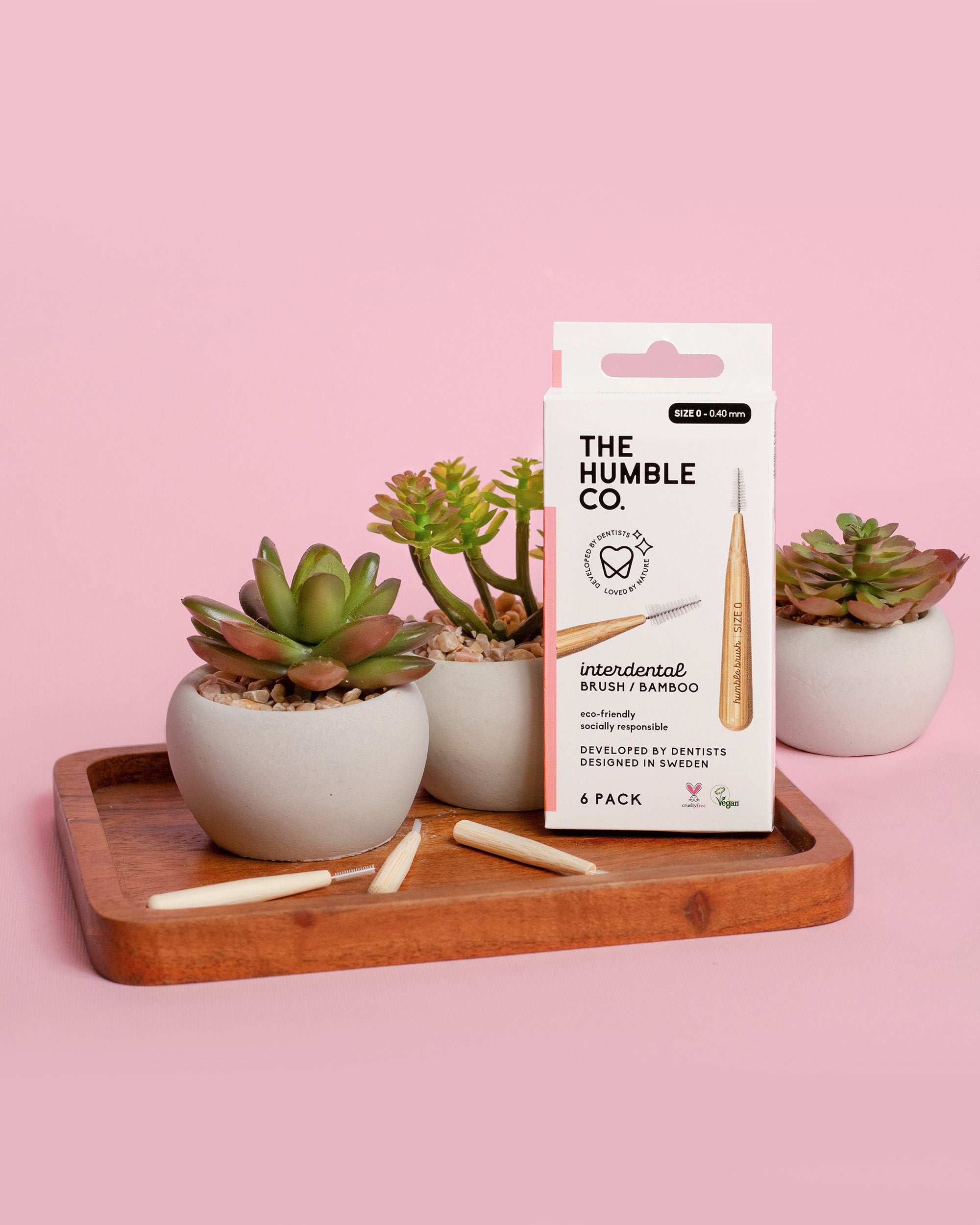 The Humble Co. Бамбукови Интердентални четки за зъби 6бр. 