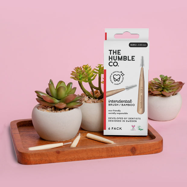 The Humble Co. Бамбукови Интердентални четки за зъби 6бр. 