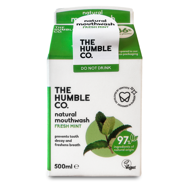 The Humble Co. Натурална вода за уста 500ml - Мента