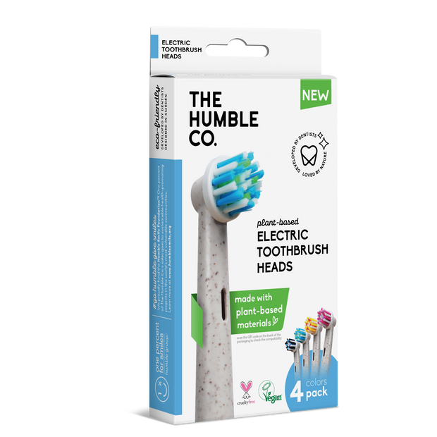 The Humble Co. Бамбукови глави за електрическа четка Oral-B 4бр - Soft 