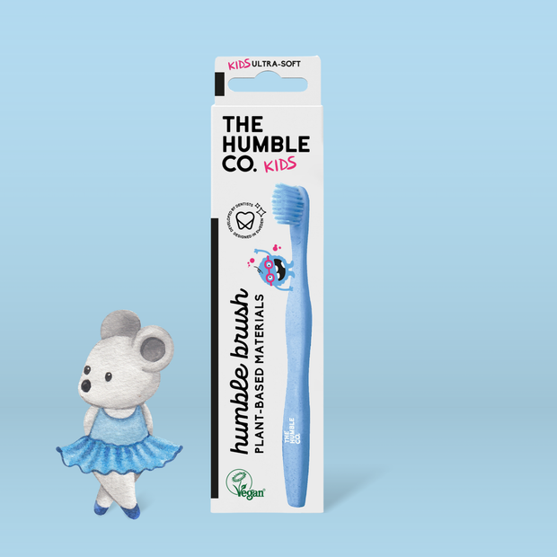 The Humble Co. KIDS Детска четка за зъби ултра софт на растителна основа