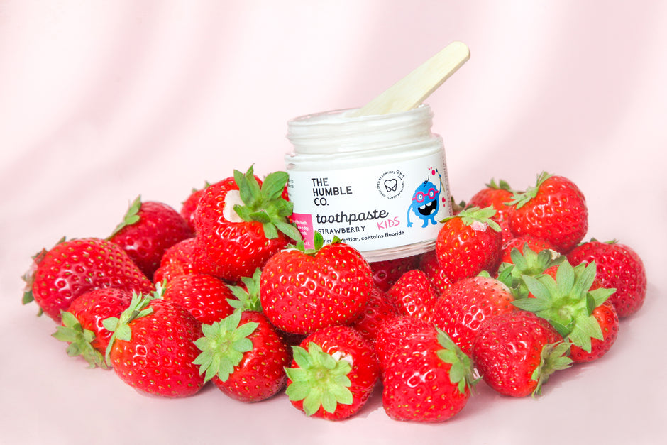 The Humble Co. Детска Паста за зъби в буркан 50ml - Ягода