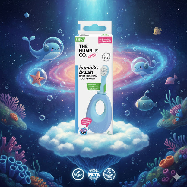 The Humble Co. BABY Бебешка четка ултра софт на растителна основа 